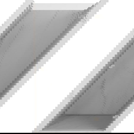 Mexen Lunar-B sprchové dveře pravé 70 cm, transparentní, kartáčovaný nikl - 832-070-000-97-00-P