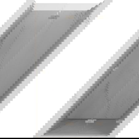 Mexen Lunar-F skládací sprchové dveře pravé 85 cm, transparentní, kartáčovaný nikl - 836-085-000-97-00-P