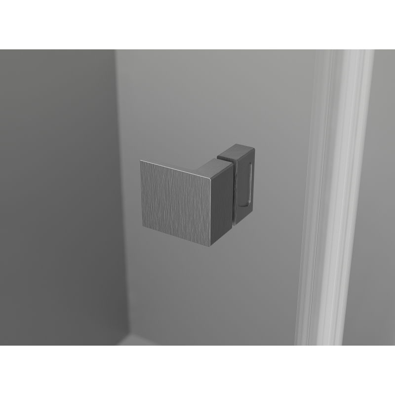 Mexen Lunar-B L sprchové dveře výklopné levé 110 cm, transparentní, kartáčovaný gun gray - 832SL-110-050-66-00-L