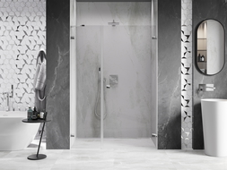 Mexen Lunar-B sprchové dveře křídlové pravé 130 cm, transparentní, chrom - 832S-130-050-01-00-P