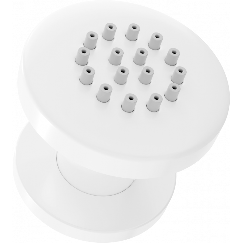 Mexen boční sprchová hlava na stěnu, bílá - 79361-20