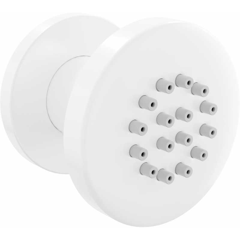 Mexen boční sprchová hlava na stěnu, bílá - 79361-20