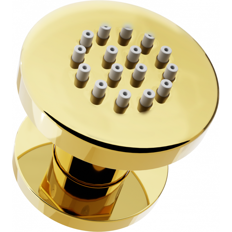 Mexen boční sprchová hlavice na omítku, zlatá - 79361-50