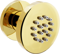 Mexen boční nástěnná tryska, zlatá - 79361-50