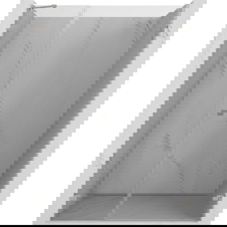 Mexen Lunar-B sprchové dveře křídlové pravé 115 cm, průhledné, kartáčovaný nikl - 832S-115-050-97-00-P