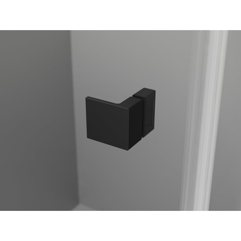 Mexen Lunar-F L skládací sprchové dveře pravé 140 cm, transparentní, černé - 836SL-140-050-70-00-P