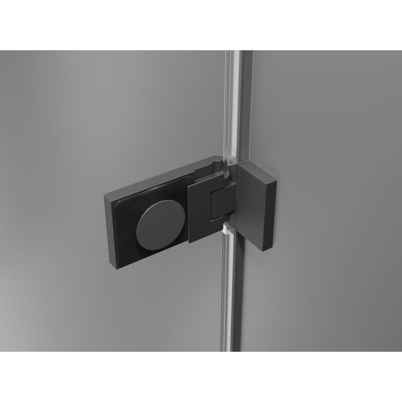 Mexen Lunar-F L skládací sprchové dveře pravé 110 cm, transparentní, gun metal - 836SL-110-050-95-00-P