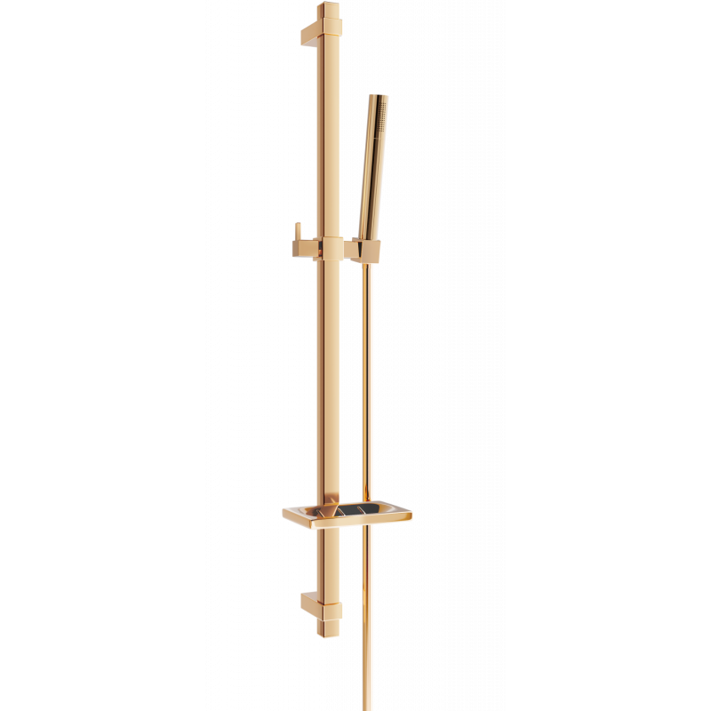 Mexen DQ70 sprchová sada posuvná, růžové zlato - 785704581-60