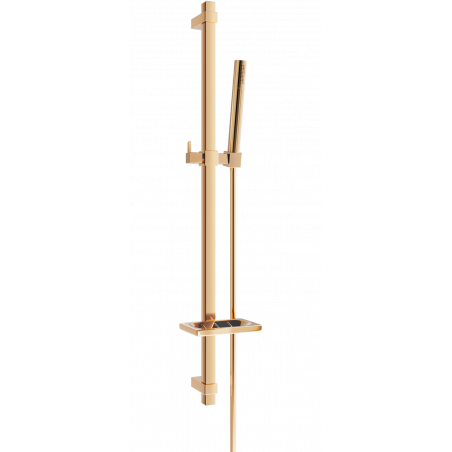 Mexen DQ70 sprchová sada posuvná, růžové zlato - 785704581-60