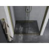 Mexen Apia posuvné sprchové dveře 125 cm, transparentní, zlaté - 845-125-000-50-00