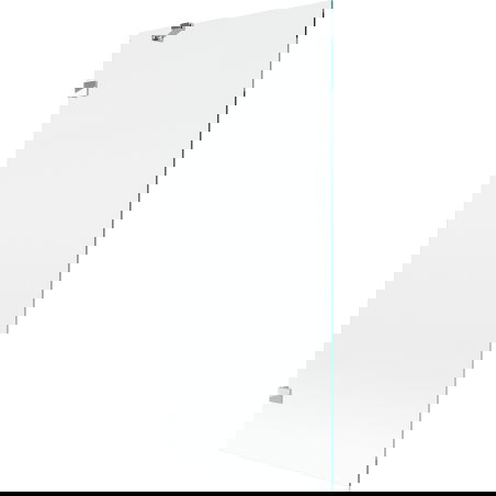 Mexen Lunar vanová zástěna jednokřídlá 80 x 150 cm, transparentní, chrom - 897-080-000-01-00