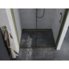 Mexen Apia sprchové dveře posuvné 150 cm, transparentní, zlaté - 845-150-000-50-00
