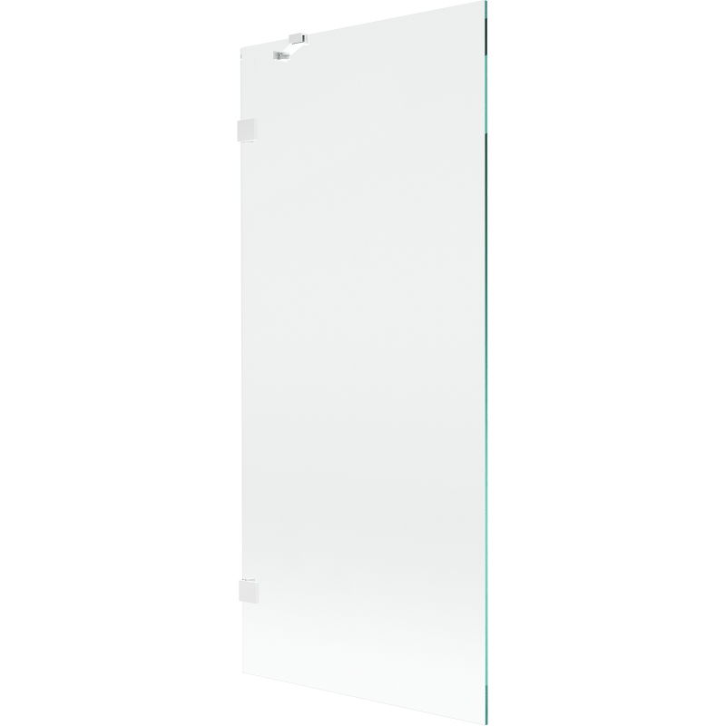 Mexen Lunar vanová zástěna jednokřídlá 80 x 150 cm, transparentní, bílá - 897-080-000-20-00