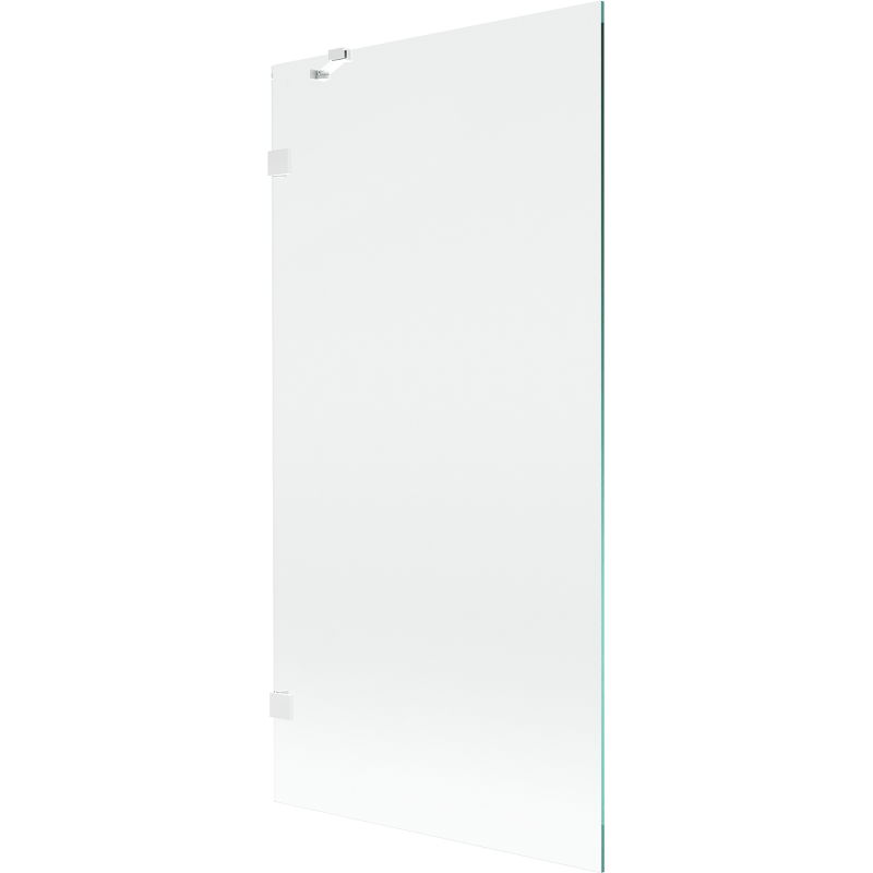 Mexen Lunar vanová zástěna 1-křídlová 90 x 150 cm, transparentní, bílá - 897-090-000-20-00