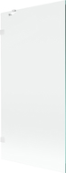 Mexen Lunar vanová zástěna 1-křídlová 90 x 150 cm, transparentní, bílá - 897-090-000-20-00