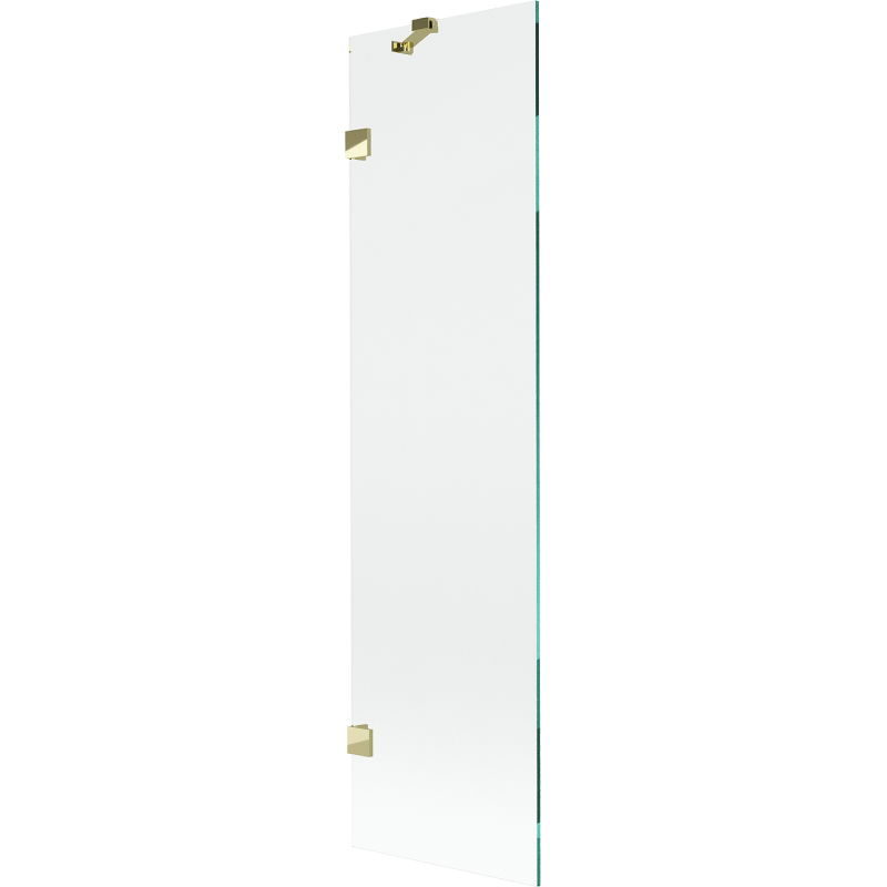 Mexen Lunar vanová zástěna 1-křídlová 50 x 150 cm, transparentní, zlatá - 897-050-000-50-00