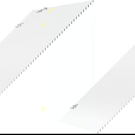 Mexen Lunar vanová zástěna 1-křídlá 90 x 150 cm, průhledná, zlatá kartáčovaná - 897-090-000-55-00