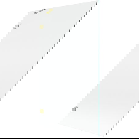 Mexen Lunar vanová stěna 1-křídlová 100 x 150 cm, transparentní, zlatý kartáčovaný - 897-100-000-55-00