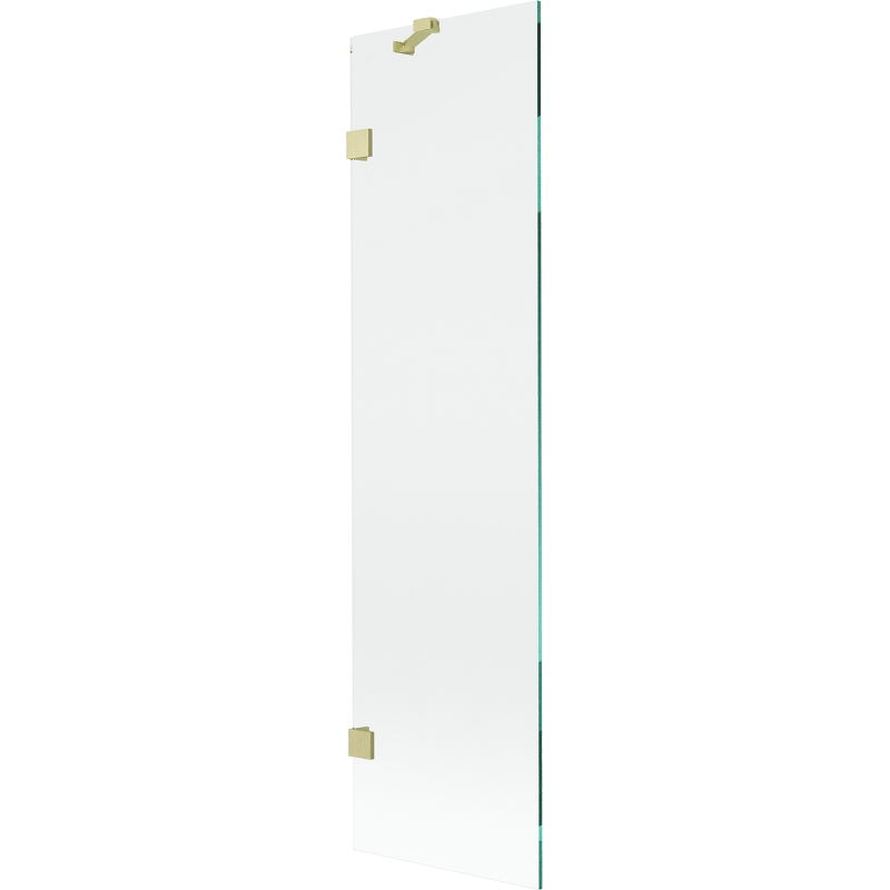 Mexen Lunar vanová zástěna 1-křídlová 50 x 150 cm, transparentní, zlatý kartáčovaný - 897-050-000-55-00