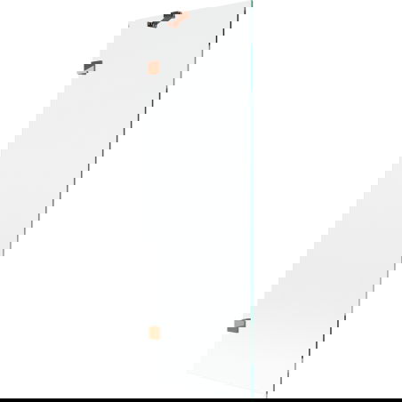 Mexen Lunar vanová zástěna 1-křídlová 60 x 150 cm, transparentní, růžové zlato - 897-060-000-60-00