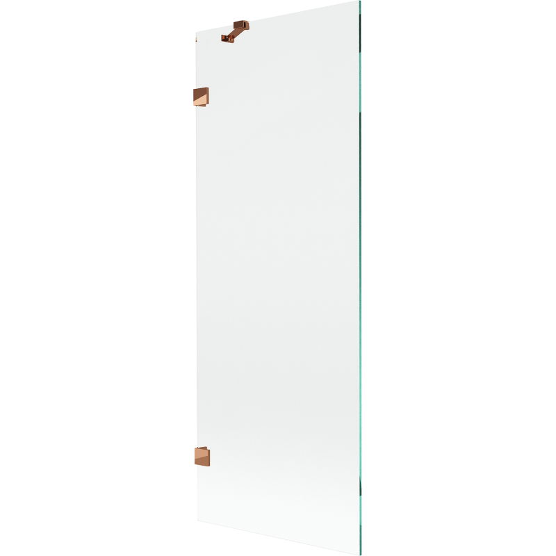 Mexen Lunar vanová zástěna 1-křídlová 70 x 150 cm, transparentní, růžové zlato - 897-070-000-60-00