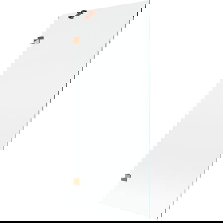 Mexen Lunar vanová zástěna 1-křídlová 80 x 150 cm, transparentní, růžové zlato - 897-080-000-60-00