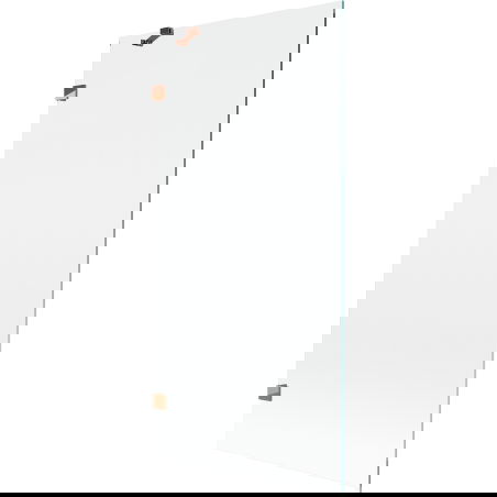 Mexen Lunar vanová zástěna jednokřídlá 90 x 150 cm, průhledná, růžové zlato - 897-090-000-60-00