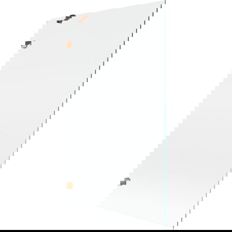 Mexen Lunar vanová zástěna 1-křídlová 100 x 150 cm, transparentní, růžové zlato - 897-100-000-60-00