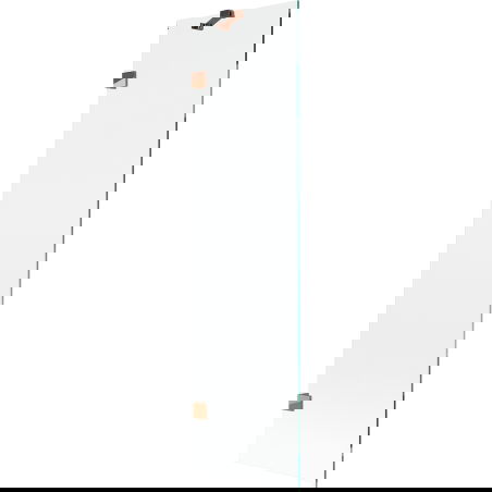 Mexen Lunar vanová zástěna jednokřídlá 50 x 150 cm, transparentní, růžové zlato - 897-050-000-60-00