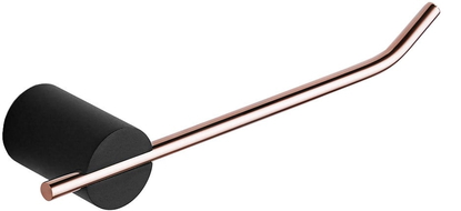 Mexen Aron držák na toaletní papír, černý/růžové zlato - 7088133-67