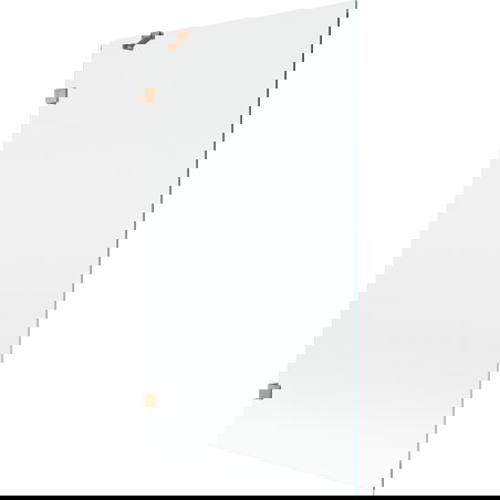 Mexen Lunar jednokřídlá vanová zástěna 100 x 150 cm, transparentní, kartáčovaná měď - 897-100-000-65-00