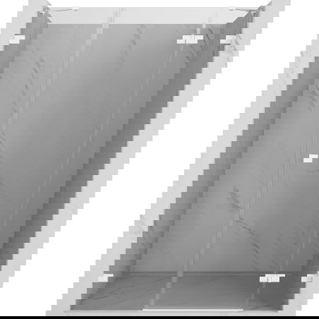 Mexen Lunar sprchové dveře otevírací pravé 140 cm, transparentní, bílé - 834S-140-050-20-00-P