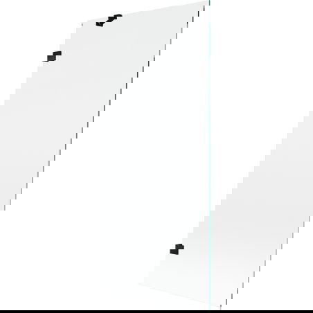 Mexen Lunar sprchová clona 1-křídlová 80 x 150 cm, transparentní, černá - 897-080-000-70-00