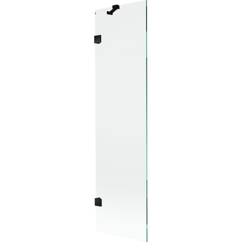 Mexen Lunar vana zástěna 1-křídlová 50 x 150 cm, transparentní, černá - 897-050-000-70-00