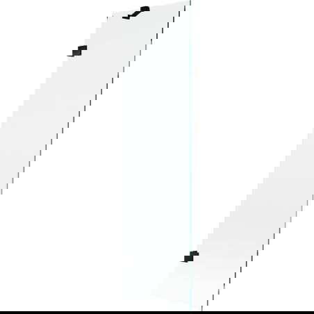 Mexen Lunar vana zástěna 1-křídlová 50 x 150 cm, transparentní, černá - 897-050-000-70-00