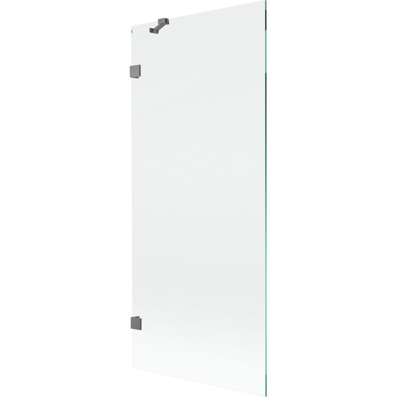 Mexen Lunar vanová zástěna 1-křídlová 80 x 150 cm, transparentní, gun metal - 897-080-000-95-00