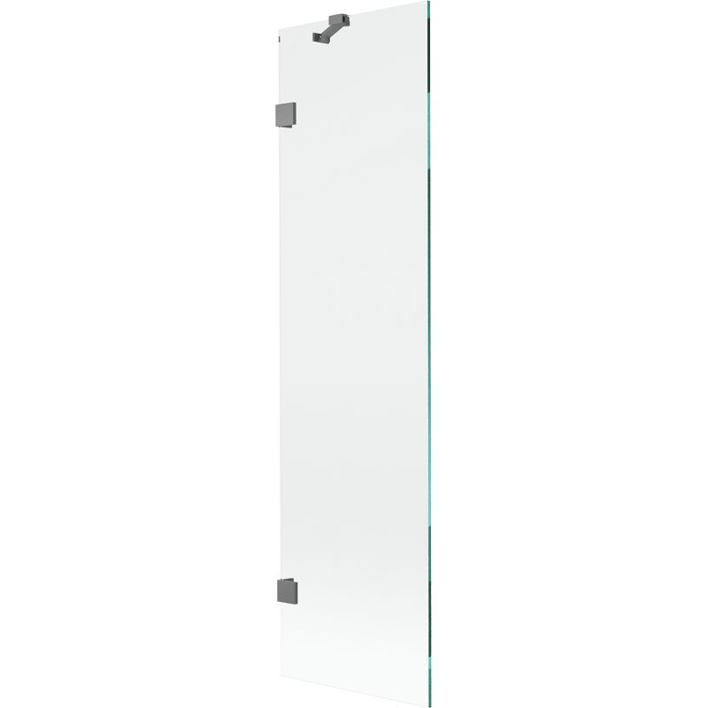 Mexen Lunar vanová zástěna 1-křídlová 50 x 150 cm, transparentní, gun metal - 897-050-000-95-00