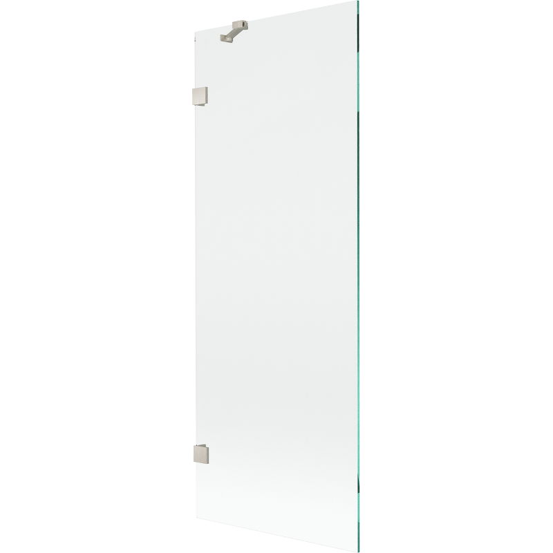 Mexen Lunar vanová zástěna se 1 křídlem 70 x 150 cm, průhledná, kartáčovaný nikl - 897-070-000-97-00