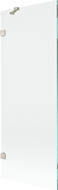 Mexen Lunar vanová zástěna se 1 křídlem 70 x 150 cm, průhledná, kartáčovaný nikl - 897-070-000-97-00