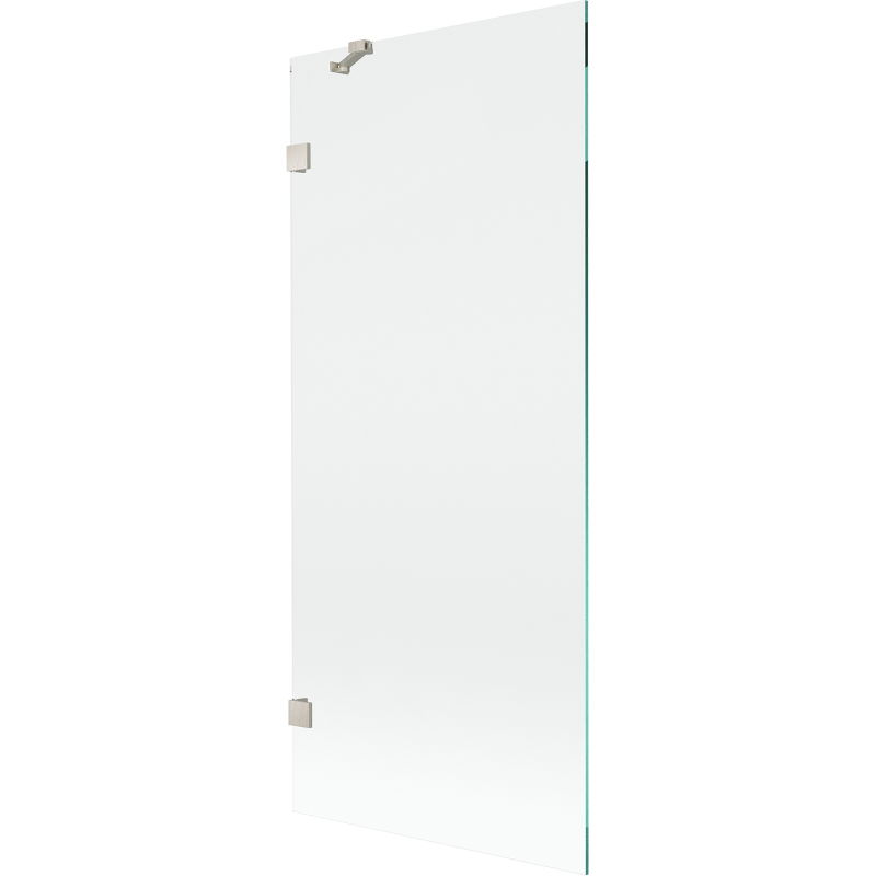 Mexen Lunar vanová zástěna 1-křídlová 80 x 150 cm, transparentní, kartáčovaný nikl - 897-080-000-97-00