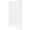 Mexen Lunar vanová zástěna 1-křídlová 100 x 150 cm, transparentní, kartáčovaný nikl - 897-100-000-97-00
