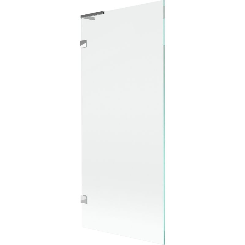 Mexen Lunar L vanová zástěna 1-křídlová 80 x 150 cm, transparentní, chrom - 897L-080-000-01-00