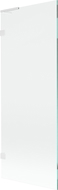 Mexen Lunar L vanová zástěna 1-křídlová 70 x 150 cm, transparentní, bílá - 897L-070-000-20-00