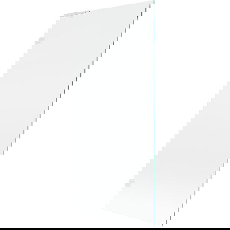 Mexen Lunar L vanová zástěna 1-křídlová 80 x 150 cm, průhledná, bílá - 897L-080-000-20-00