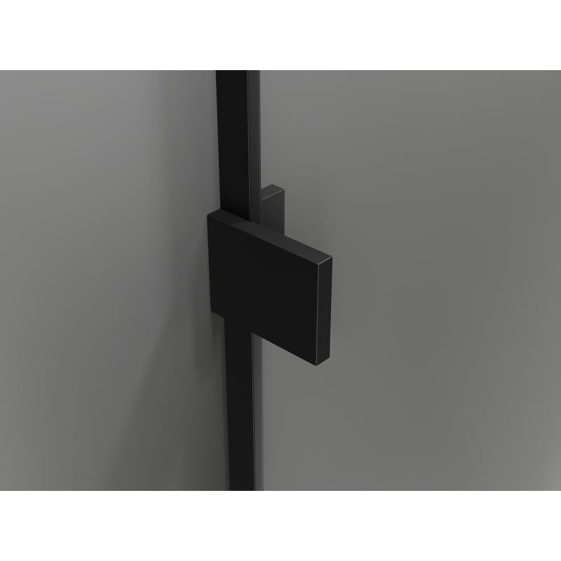 Mexen Lunar sprchové dveře otočné pravé 120 cm, transparentní, černé - 834S-120-050-70-00-P