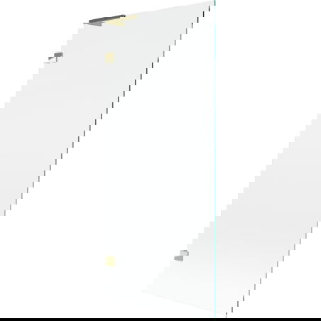 Mexen Lunar L vanová zástěna jednokřídlá 80 x 150 cm, transparentní, zlatá - 897L-080-000-50-00