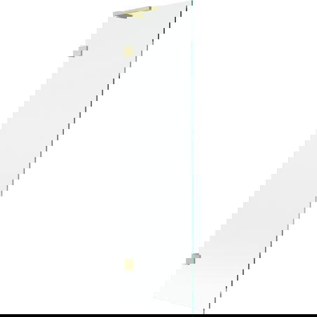 Mexen Lunar L vanová zástěna 1-křídlová 50 x 150 cm, transparentní, zlatý kartáčovaný - 897L-050-000-55-00