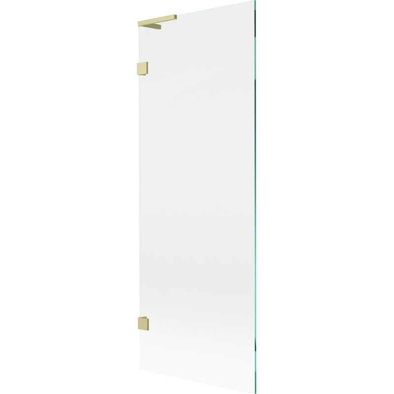 Mexen Lunar L vanová zástěna 1-křídlová 70 x 150 cm, transparentní, zlatá kartáčovaná - 897L-070-000-55-00