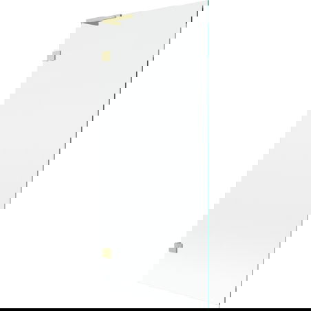 Mexen Lunar L vanová zástěna 1-křídlová 80 x 150 cm, transparentní, zlatý kartáčovaný - 897L-080-000-55-00