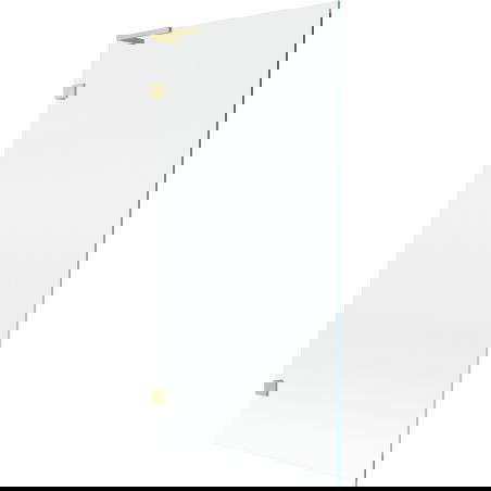 Mexen Lunar L vanová zástěna 1-křídlová 90 x 150 cm, transparentní, zlatá kartáčovaná - 897L-090-000-55-00